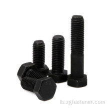 Din933 Class 8.8 Black Oxide Coating Bausse Hexagon Bolt